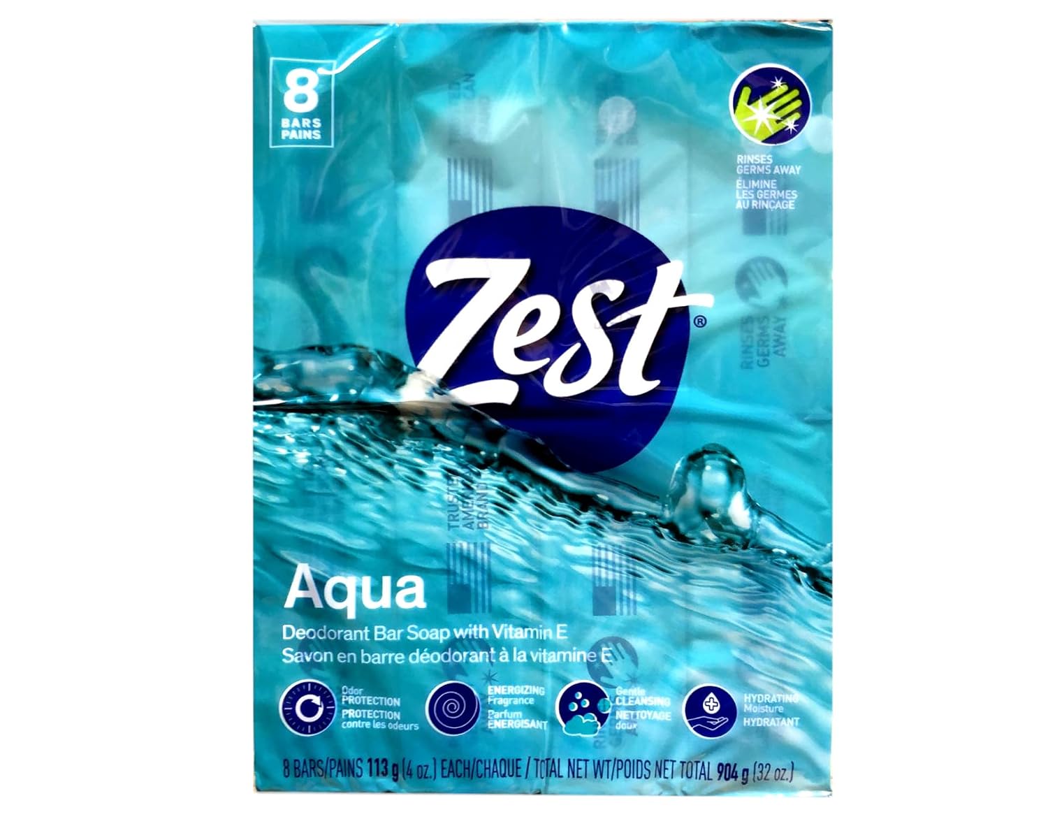 Zest Bar Soap - 8 Bars - Enriched With Cocoa Butter And Shea for Ultra Moisturizing Cleansing - Leaves Your Body Feeling Silky Smooth And Deeply Moisturized | Enriched With Cocoa Butter And Shea, Ultra Moisturizing Cleansing, Leaves Your Body Feeling Sil…