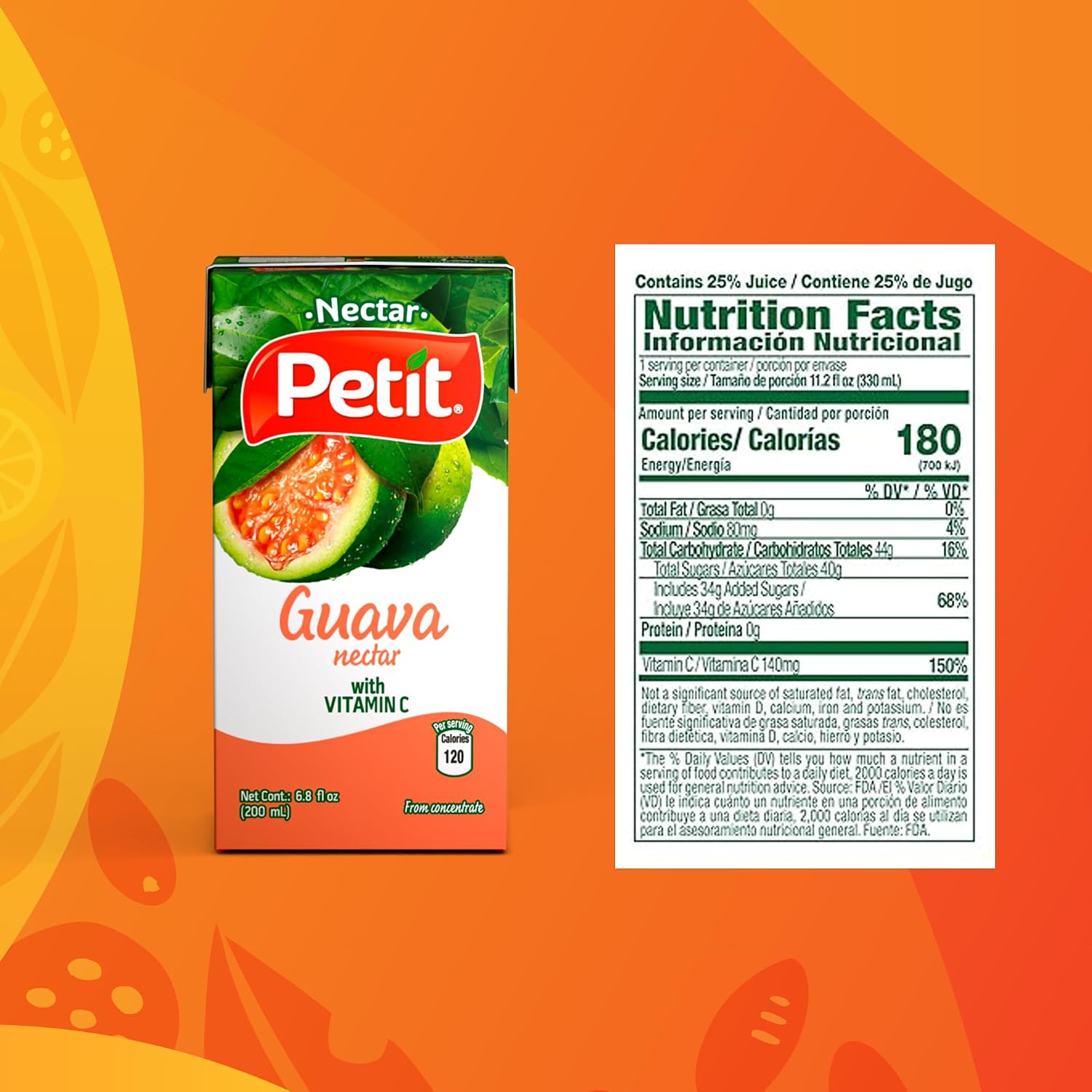 Petit Pineapple Nectar, 200 ml (Pack of 24) – Refreshing Tropical Fruit Juice Beverage