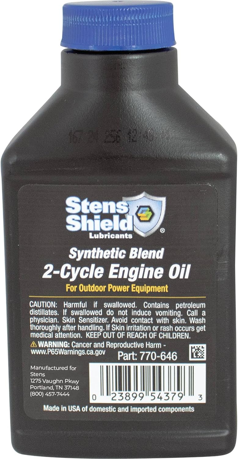 Stens 2-Cycle Engine Oil 770-646, Twenty-Four 6.4 oz. Bottles per case