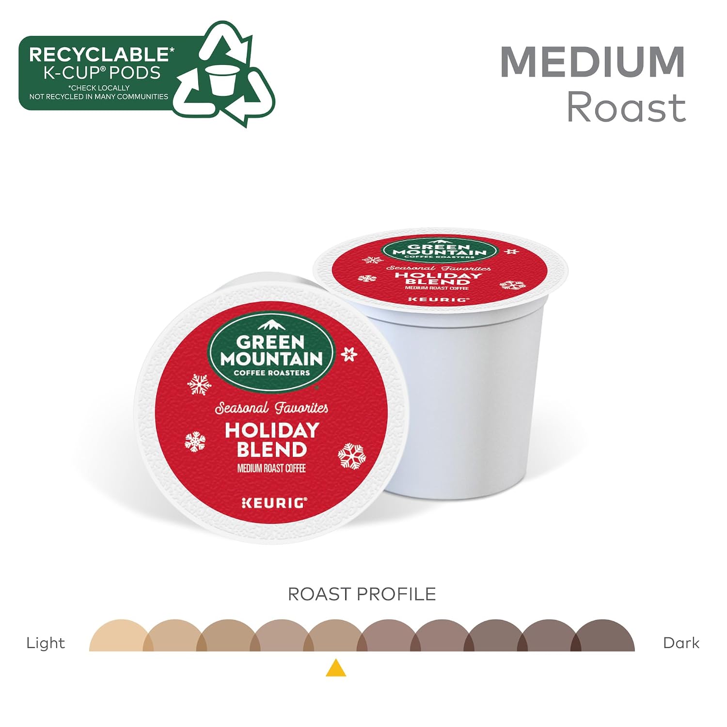 Green Mountain Coffee Nantucket Blend Keurig Single-Serve K-Cup Pods, Medium Roast Coffee, 96 Count