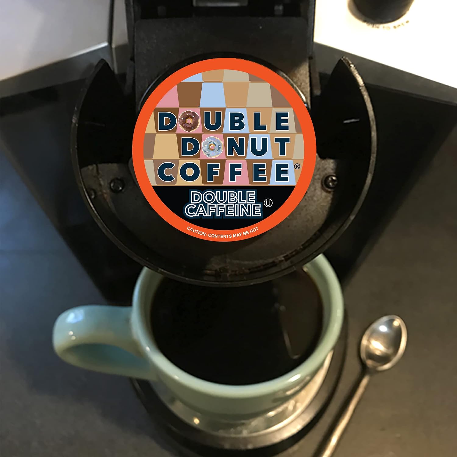 Double Donut Coffee Variety Pack, Including Flavored Coffee Pods, Medium Roast, & Dark Roast Coffee, Single Serve Coffee for Keurig K Cup Brewers, 40 Count