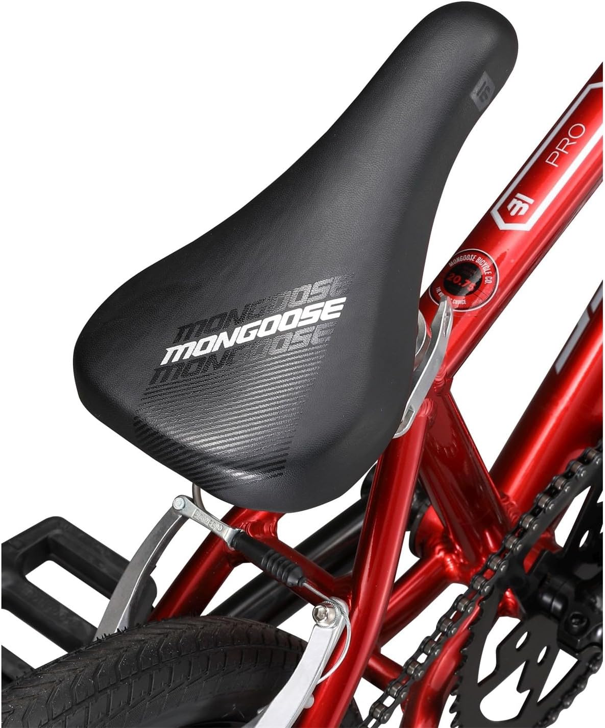 Mongoose Title Pro or Elite BMX Race Bike, Beginner or Returning Riders, Featuring Lightweight Tectonic T1 Aluminum Frame and Internal Cable Routing