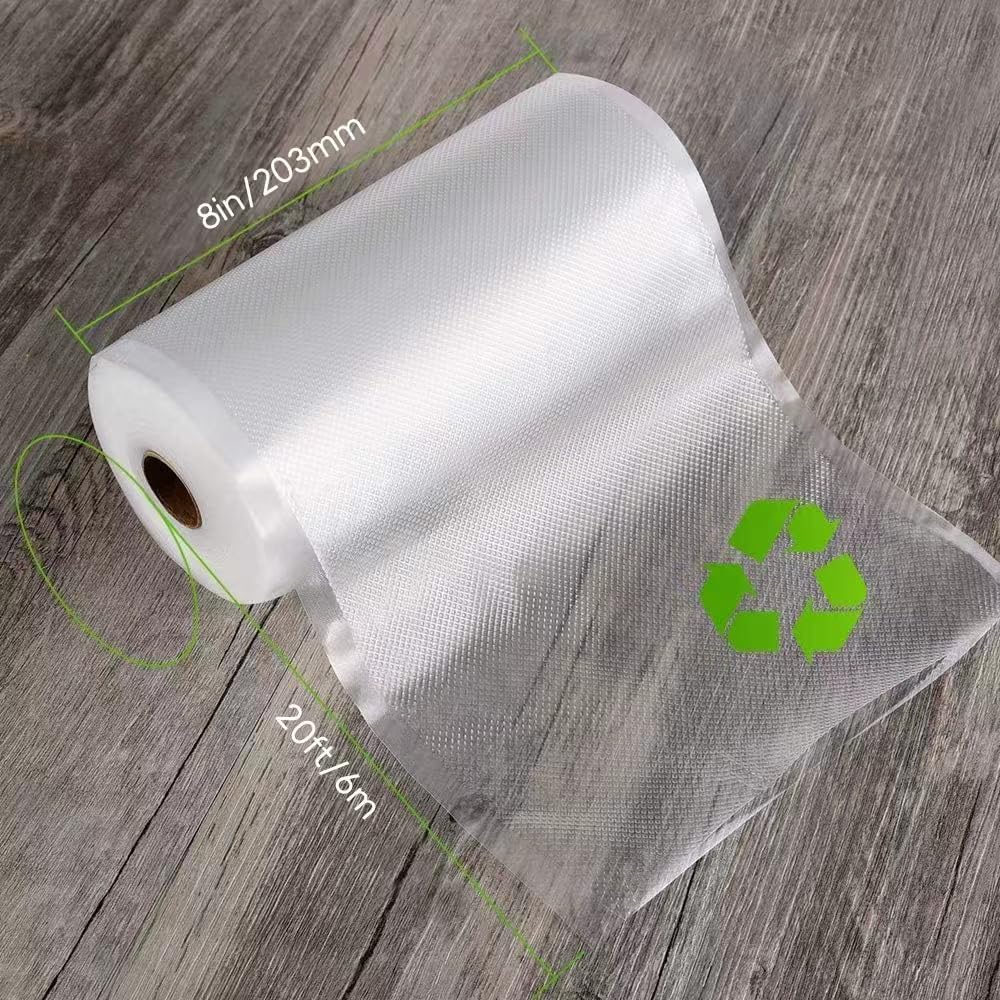 Kitchen Essentials, Vacuum Sealer Bags Rolls, 8in x 20ft, 2 Pack