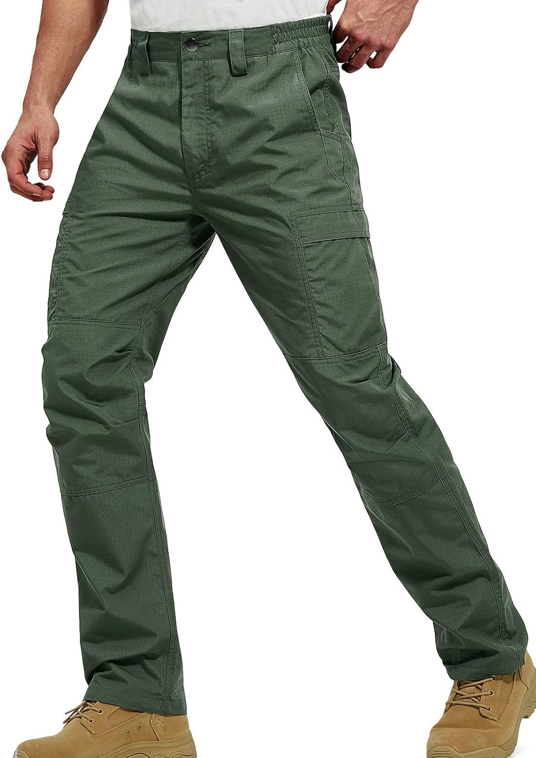 FREE SOLDIER Mens Cargo Work Tactical Pants Ripstop