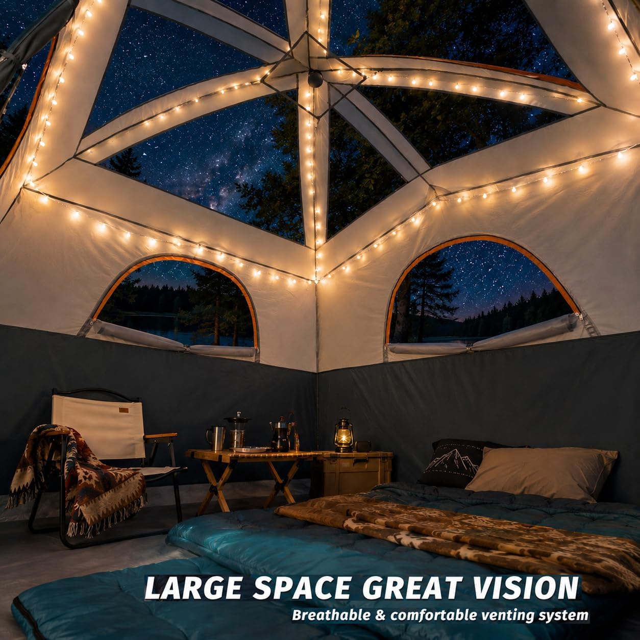UNP 6 Person Tents for Camping Waterproof Family Cabin Tent with Rainfly