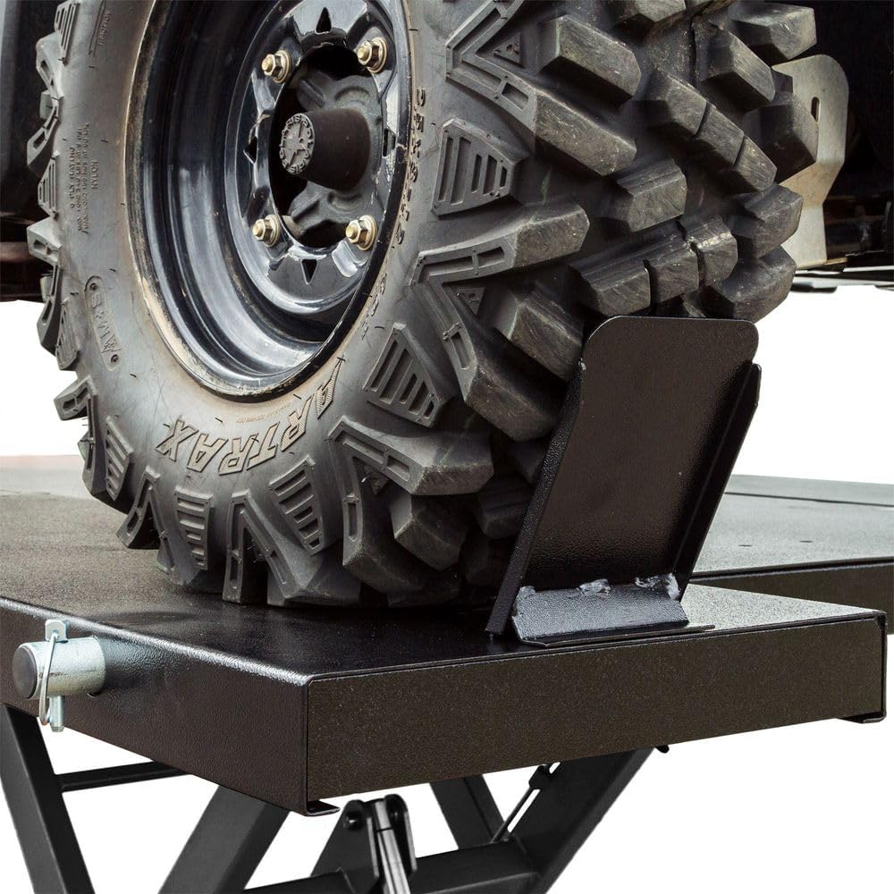 Black Widow 60" W UTV Lift Table, 2,500 lb, Air/Hydraulic, ATV Motorcycle