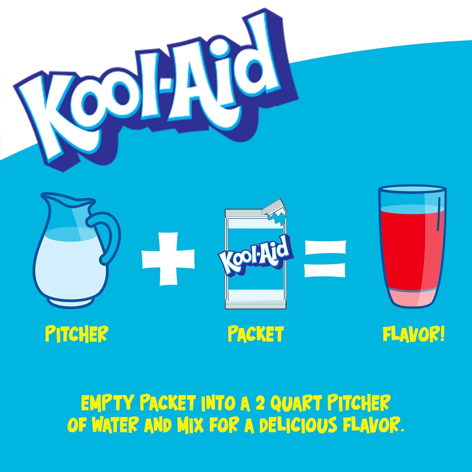 Kool-Aid Drink Mix, Tropical Punch, 19 oz | for Flavorful Hydration and Shareable Refreshment Good Source of Vitamin C, Caffeine Free Gluten Free