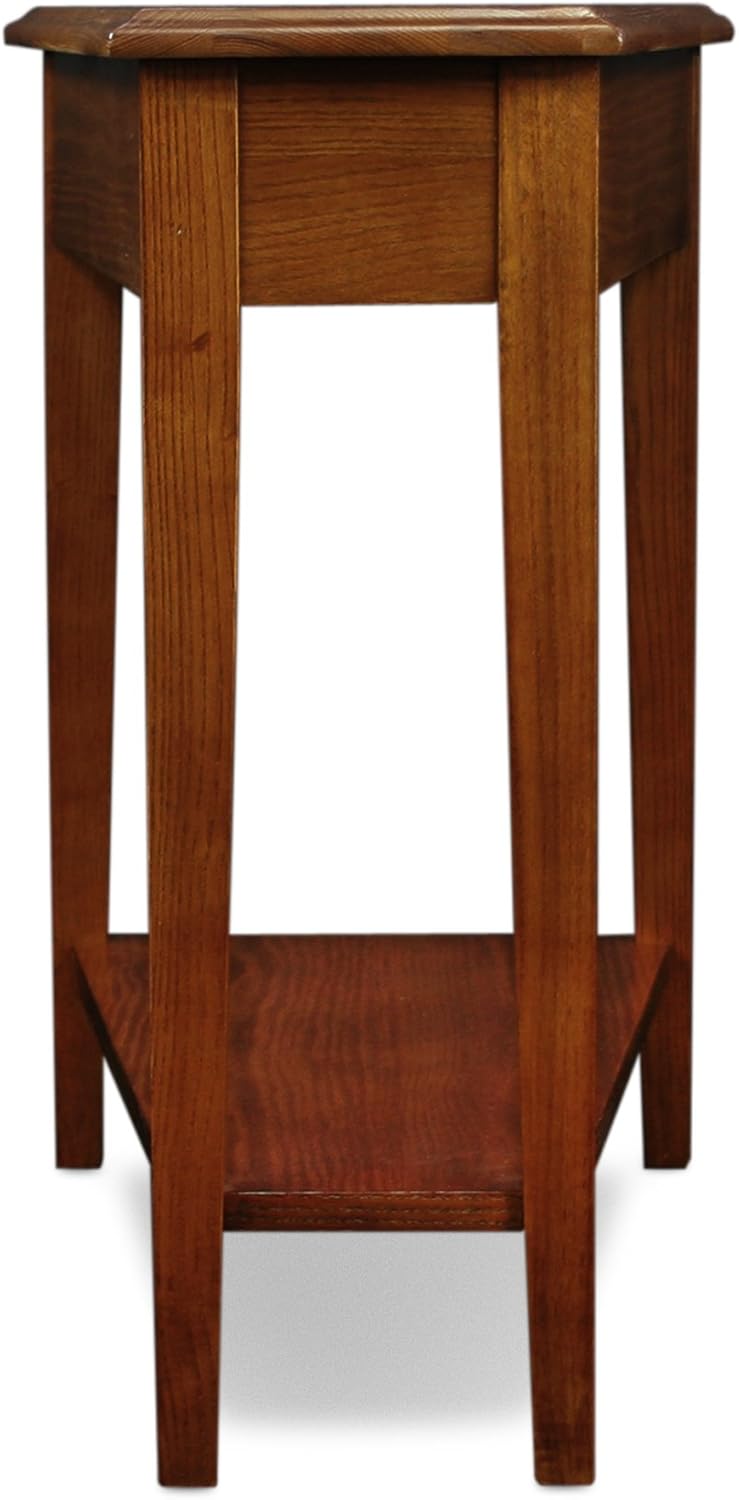 Leick Home Delton Wedge End Table, 17", Sienna