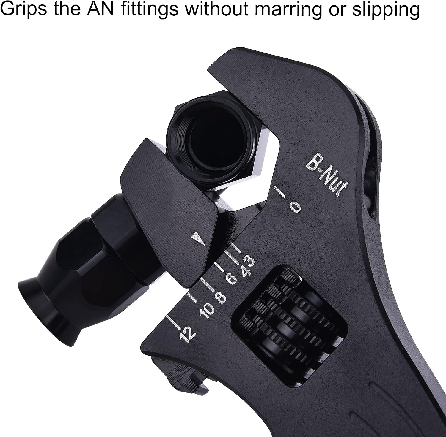 EVIL ENERGY AN Hose Fitting Adjustable Wrench Spanner Lightweight Aluminum 3AN-16AN Blue