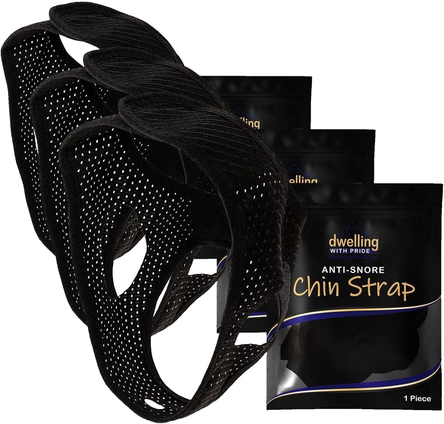 Anti Snore Chin Strap, Anti-Dry Mouth Chin Strap for CPAP Users, Stop Noise