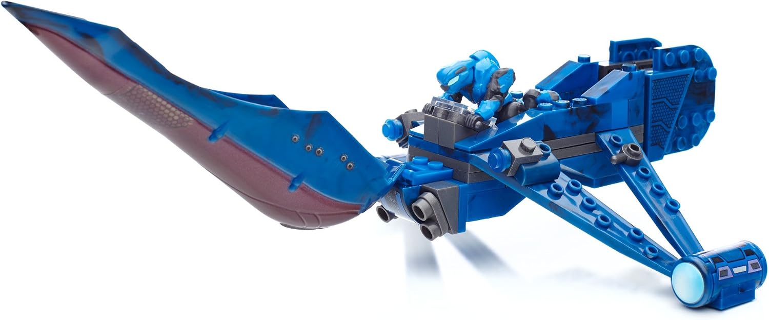 Mega Bloks Halo Blue Series Banshee