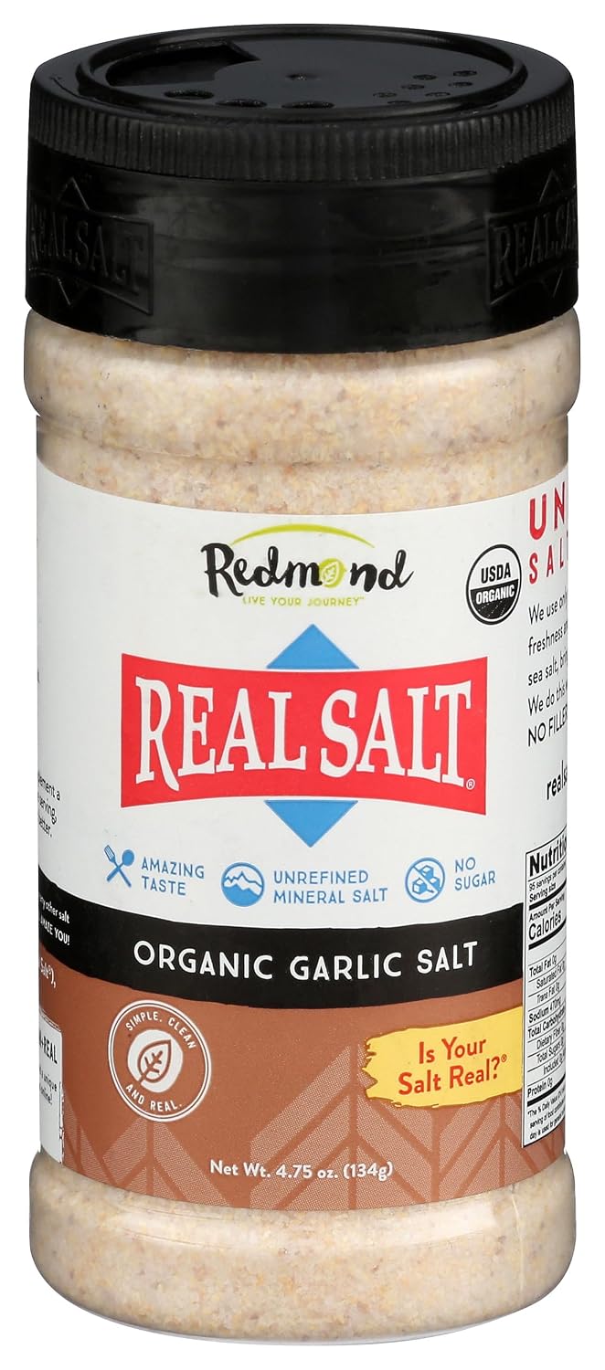 Redmond - Real Salt Seasoning, Natural Unrefined Gluten Free 8.25 Ounce