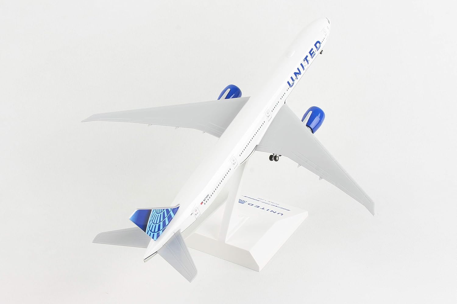 SkyMarks American Airlines Boeing 777-300 1/200 Airplane Model Kit – New Livery Highly Detailed Snap-Fit Collectible with Display Stand for Adult Collectors Ages 14+