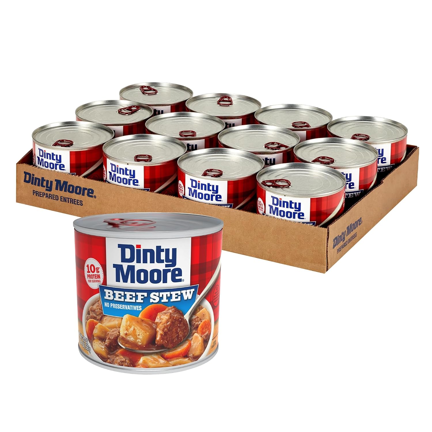 DINTY MOORE Beef Stew with Fresh Potatoes & Carrots 20 Ounce (Pack of 12)