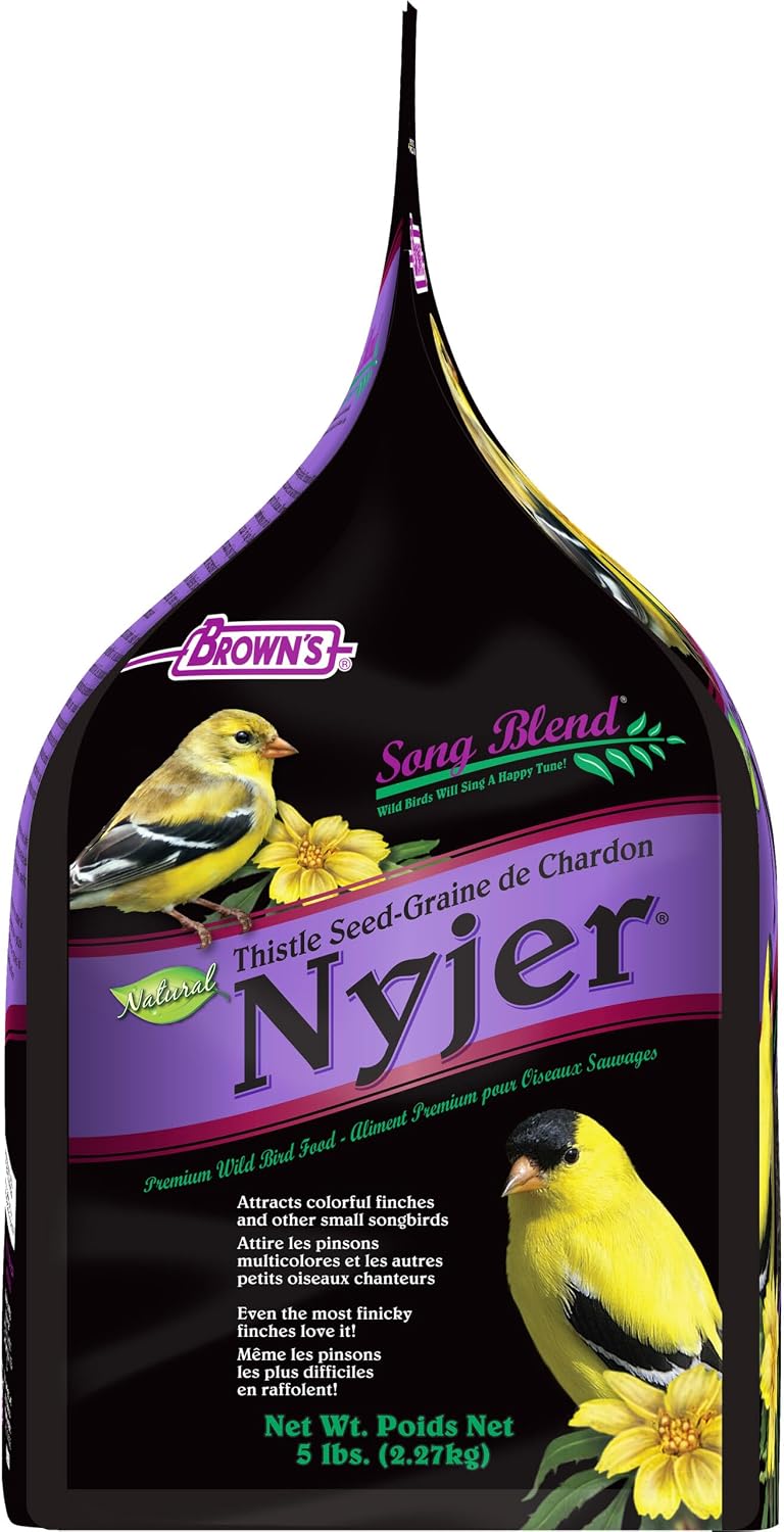 F.M. Brown's Song Blend Nyjer Thistle Seed for Pets, 2-Pound