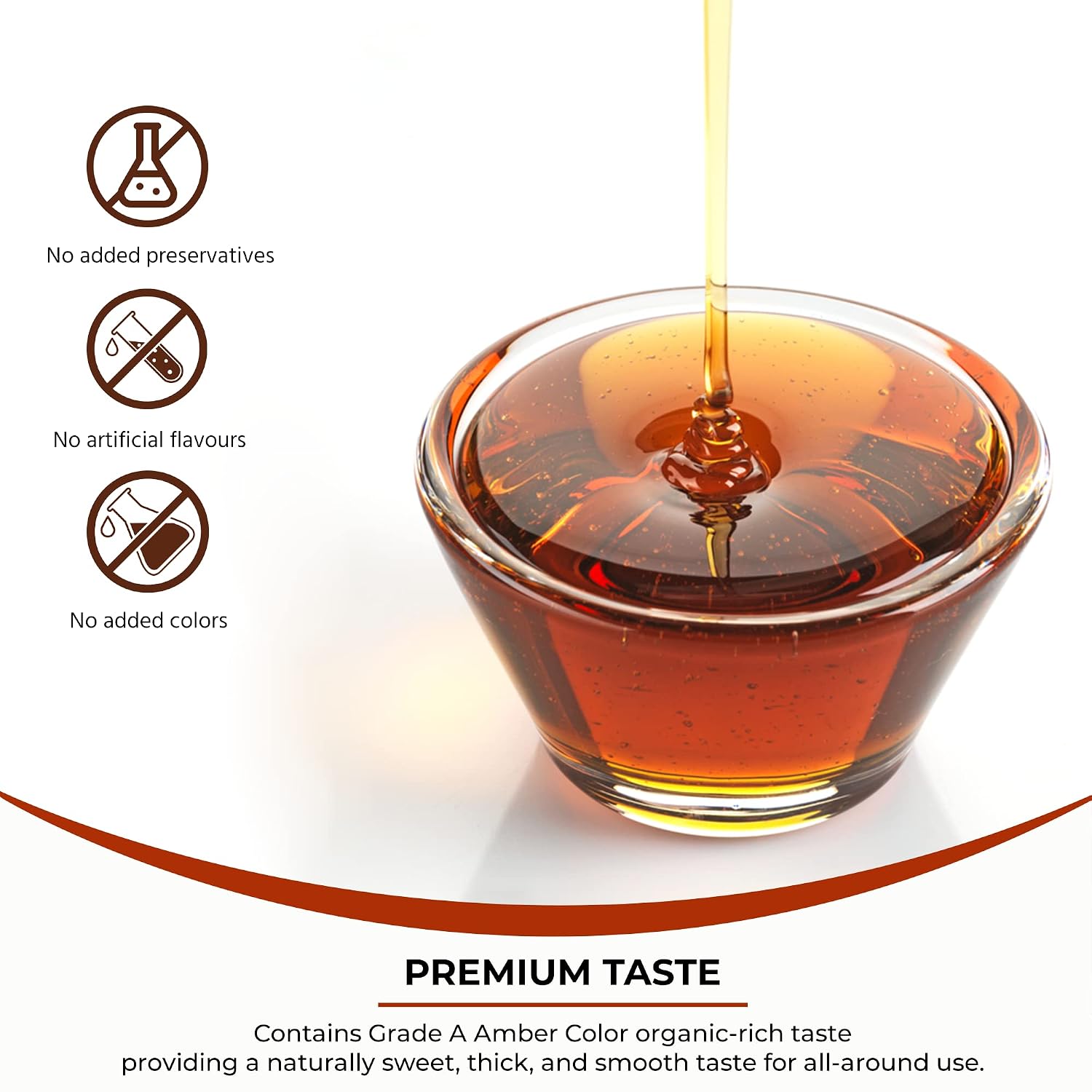 Turkey Hill Sugarbush International Gold Medal Winner Grade A Maple Syrup, Canadian Maple Leaf Glass Bottle (25.36 Fl Oz)