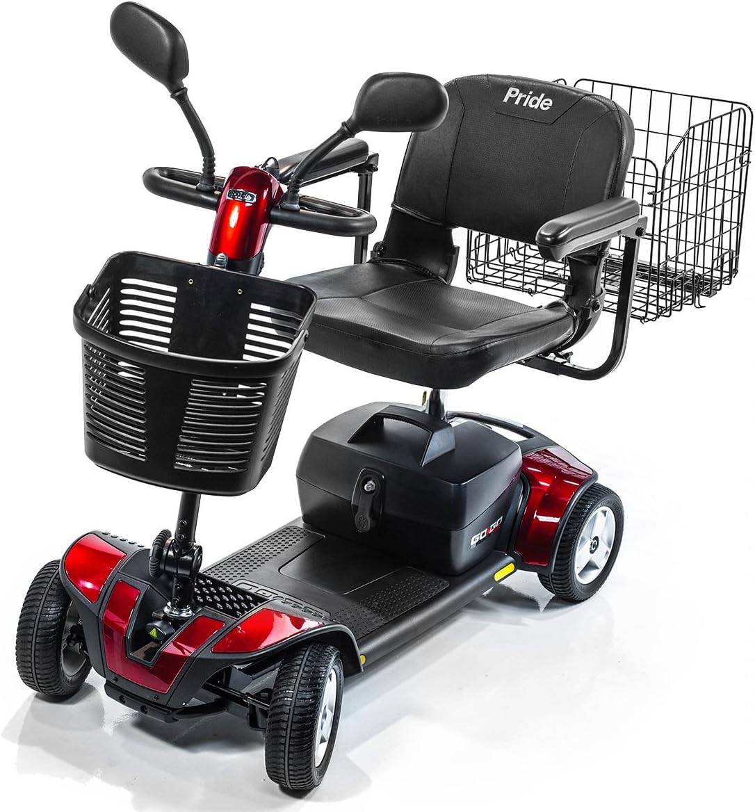 Pride Mobility Go-Go Sport 4-wheel Travel Pride Electric Scooter+ Rear Basket