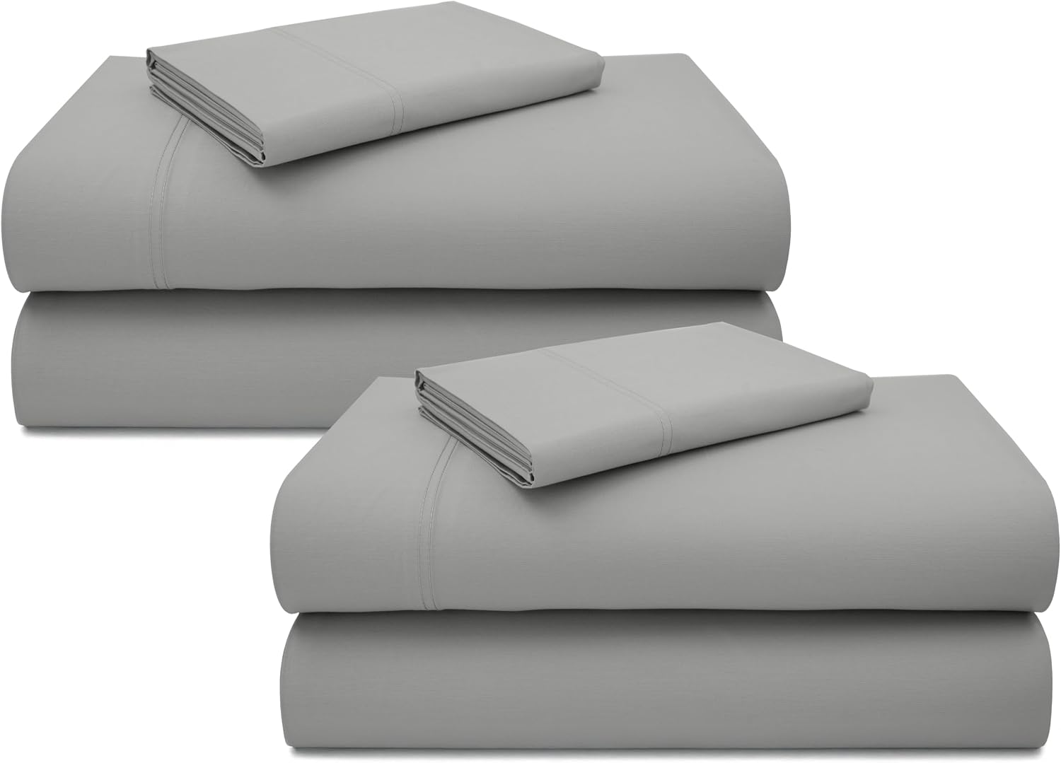 California Design Den Luxury 600 Thread Count Full Size Sheet Sets, Seafoam | 100% Cotton Sateen Backed by Good Housekeeping Seal, Soft & Smooth, 16" Deep Pocket, All-Around Elastic, Durable, Easy Care