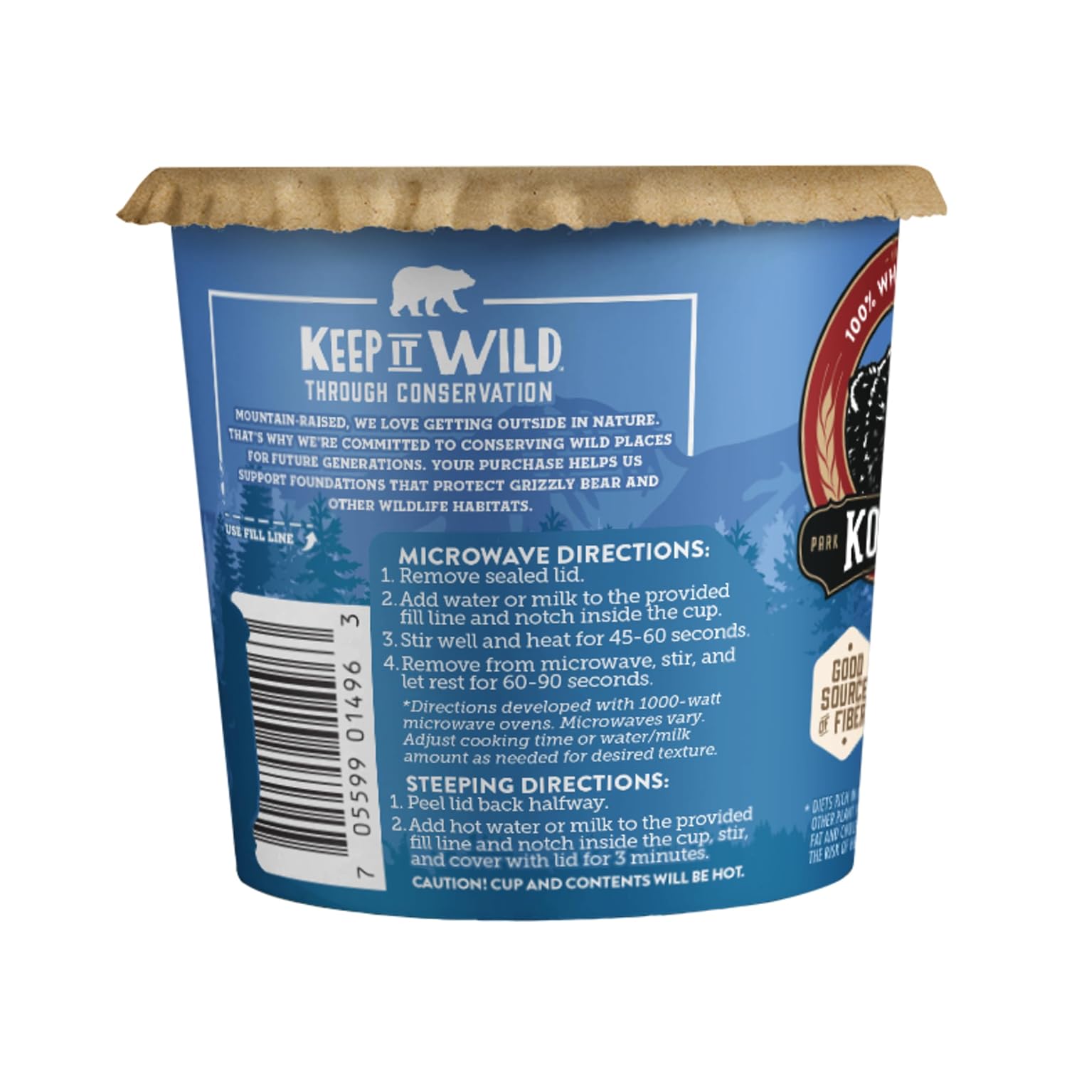 Kodiak Cakes Instant Protein Maple & Brown Sugar Oatmeal in a Cup, 2.12oz (Pack of 12)