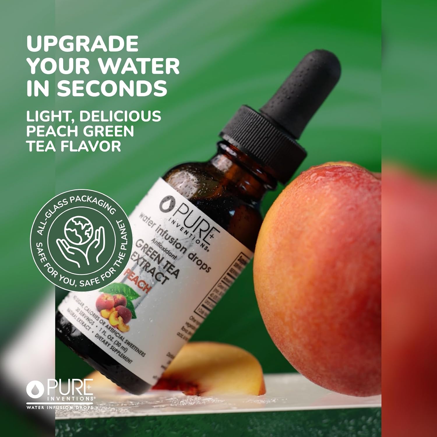Pure Inventions Water Enhancer Drops - Refreshing and Delicious - Antioxidants, Electrolytes - No Sugar, Calories, or Artificial Sweeteners - Cranberry and Elderberry (60 Servings)