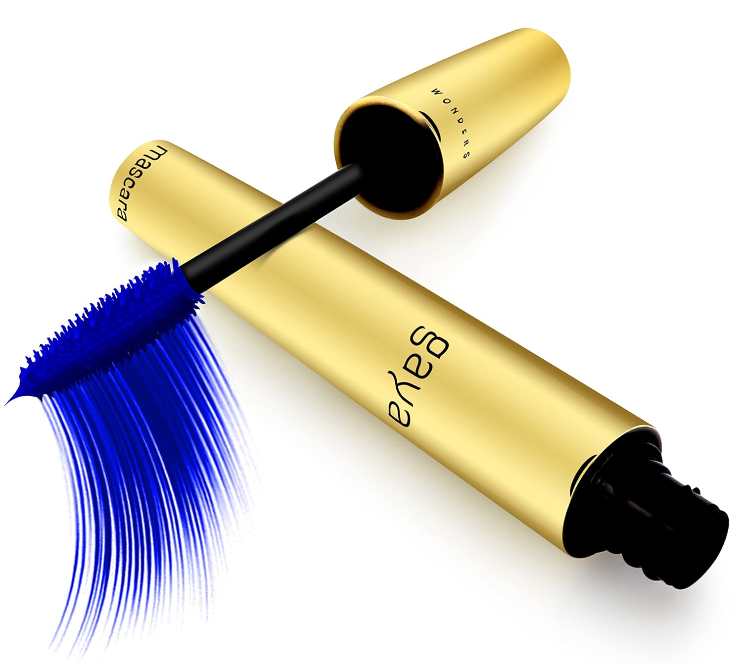 Vegan Black Mascara for Sensitive Eyes, Natural Hypoallergenic mascara, Buildable Lengthening and Volumizing for Natural Looking, Cruelty Free, Ophthalmologist Tested- By Gaya cosmetics