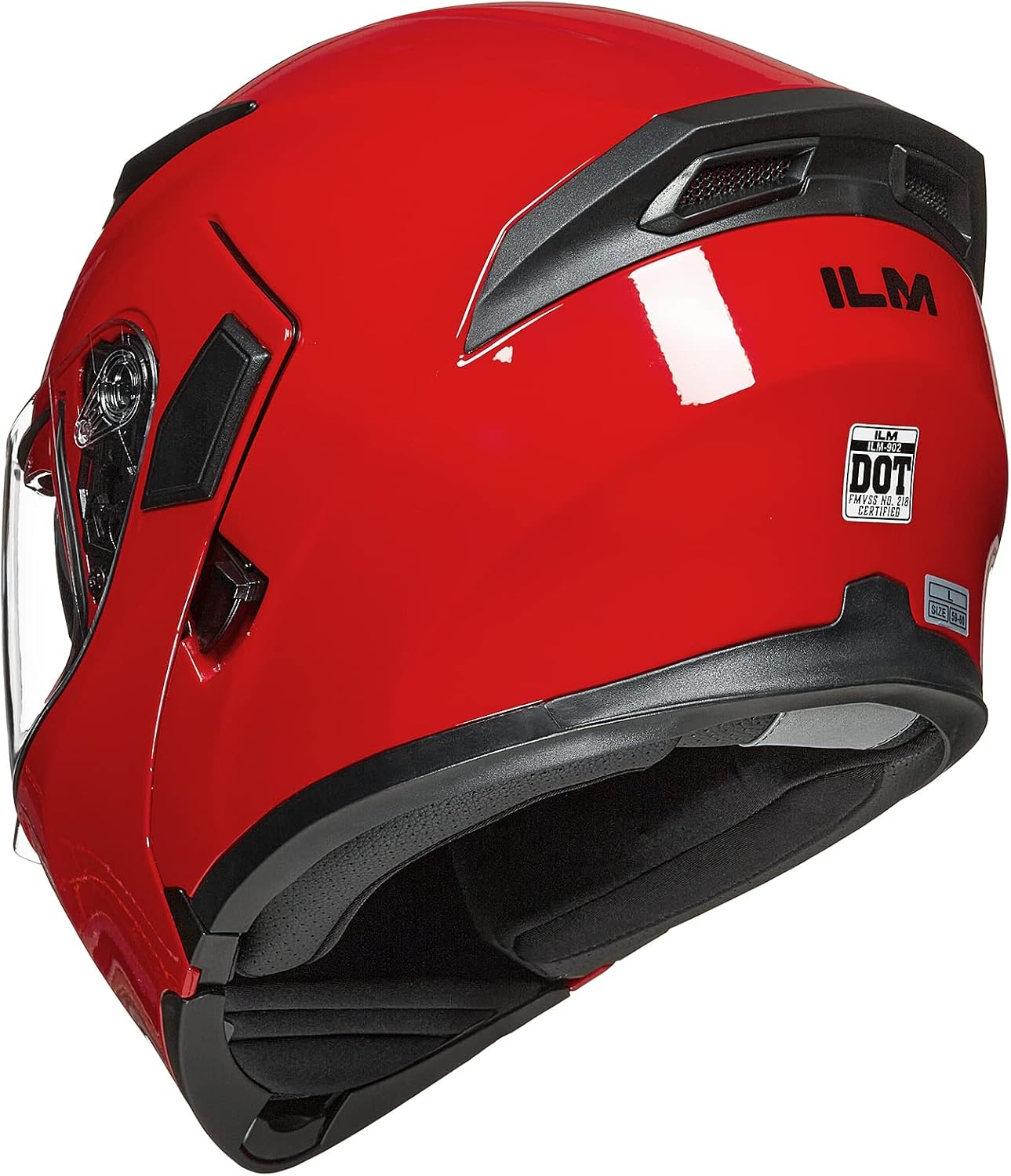 ILM Motorcycle Dual Visor Flip up Modular Full Face Helmet DOT Model 902/902L