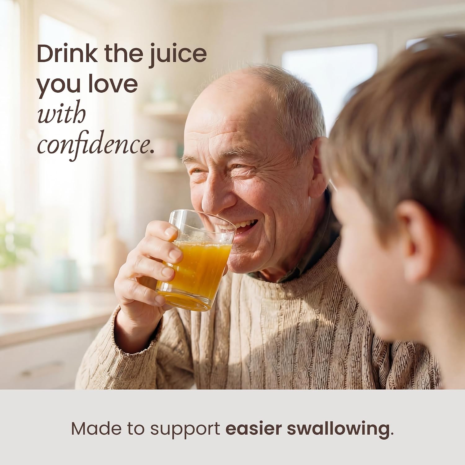 Thick & Easy Thickened Orange Juice, IDDSI Level 3 Ready-to-Drink Thickened Beverage for Swallowing Support, Moderately Thick Honey Consistency, 4 fl oz Cups - 24 Pack | IDDSI Level 3, Ready-to-Drink, Beverage for Swallowing Support, Moderately Thick Hon…
