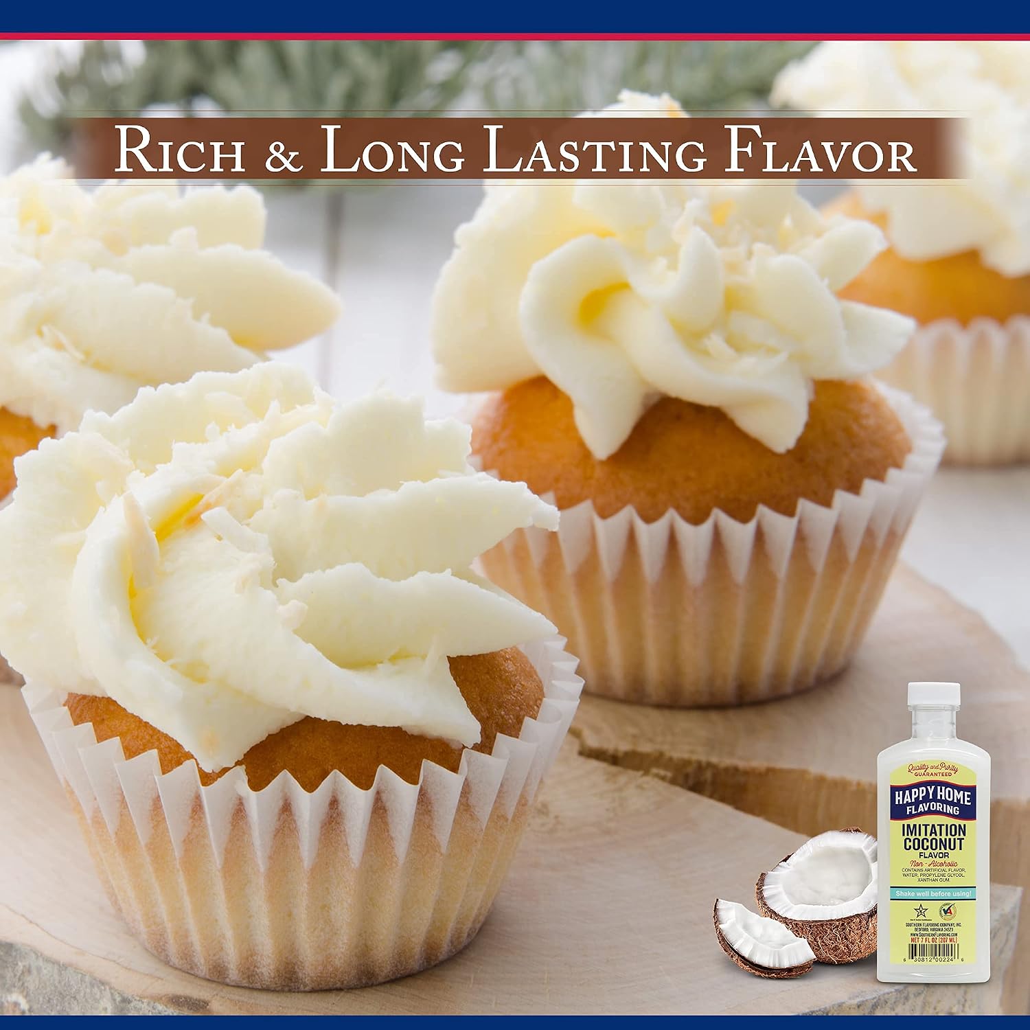 Happy Home Imitation Clear Butter Flavoring, Non-Alcoholic, Certified Kosher, 7 oz.
