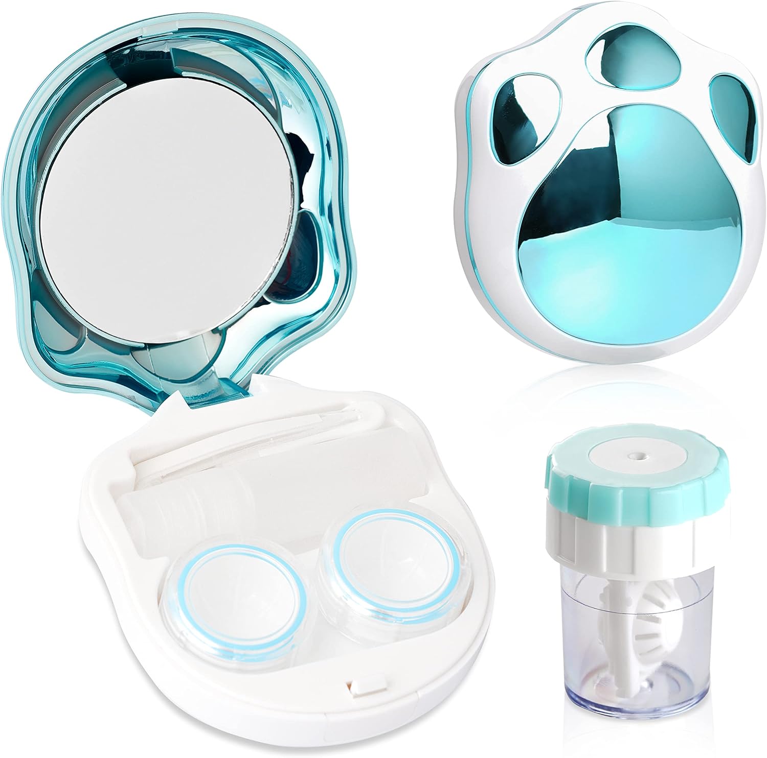 Lasiyanor Contact Lens Travel Kit with Cleaner Washer