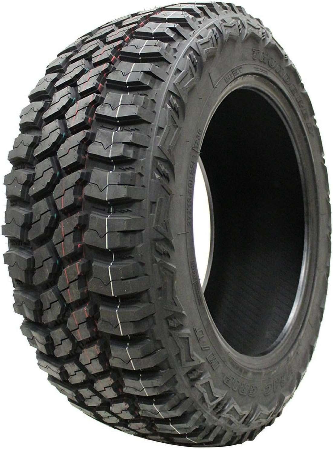 Thunderer TRAC GRIP M/T All-Season Radial Tire - 275/65R18 127Q | Light Truck Mud Terrain All Season Traction 123/120Q Rated E (10 Ply) Radial