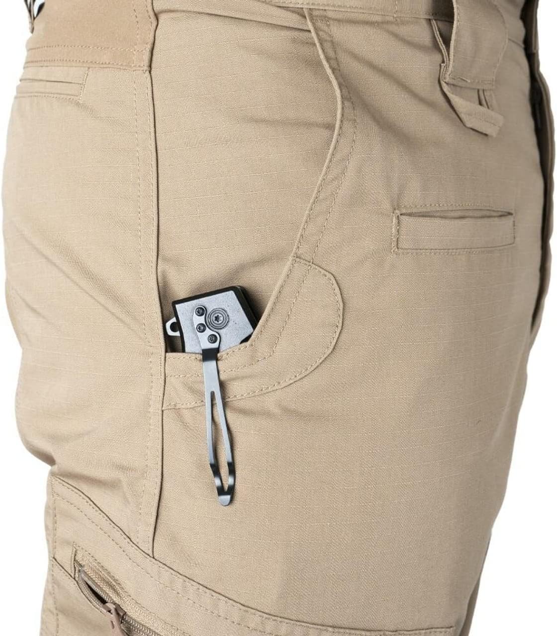 LA Police Gear LAPG Men's Atlas Stretch Tactical Cargo Pants | Durable & Lightweight Ripstop Outdoor Hiking Work Pants for Men