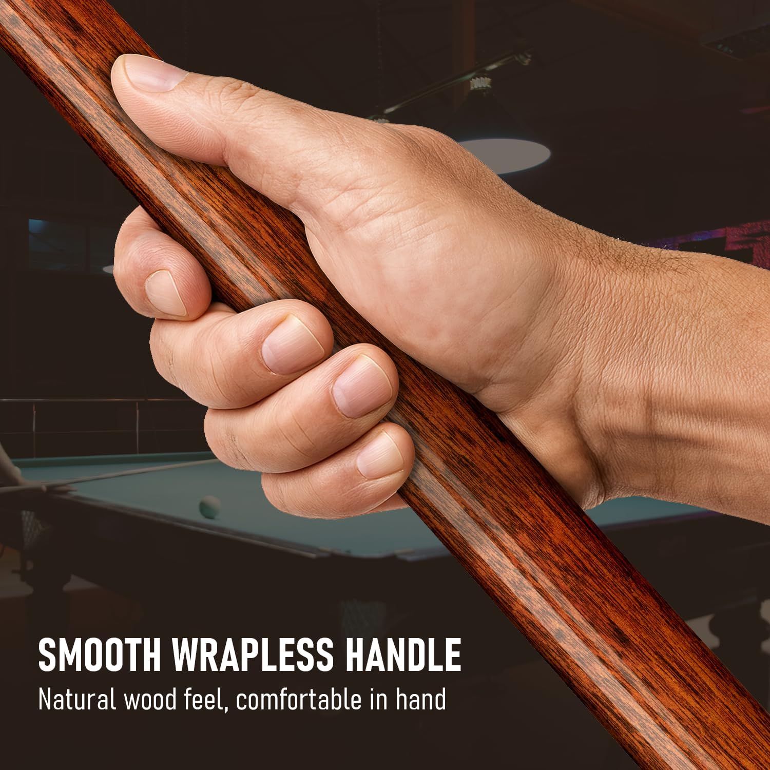 CUEBOTS Glass Fiber Cue, Glass Fiber House Cue Stick, Club Cue, Cue for Beginners, Durable Uni-QR, 3/8-10, 5/16-18 Joint, Long Lasting Glassfiber Shaft, 7-Layer Microfiber Tip