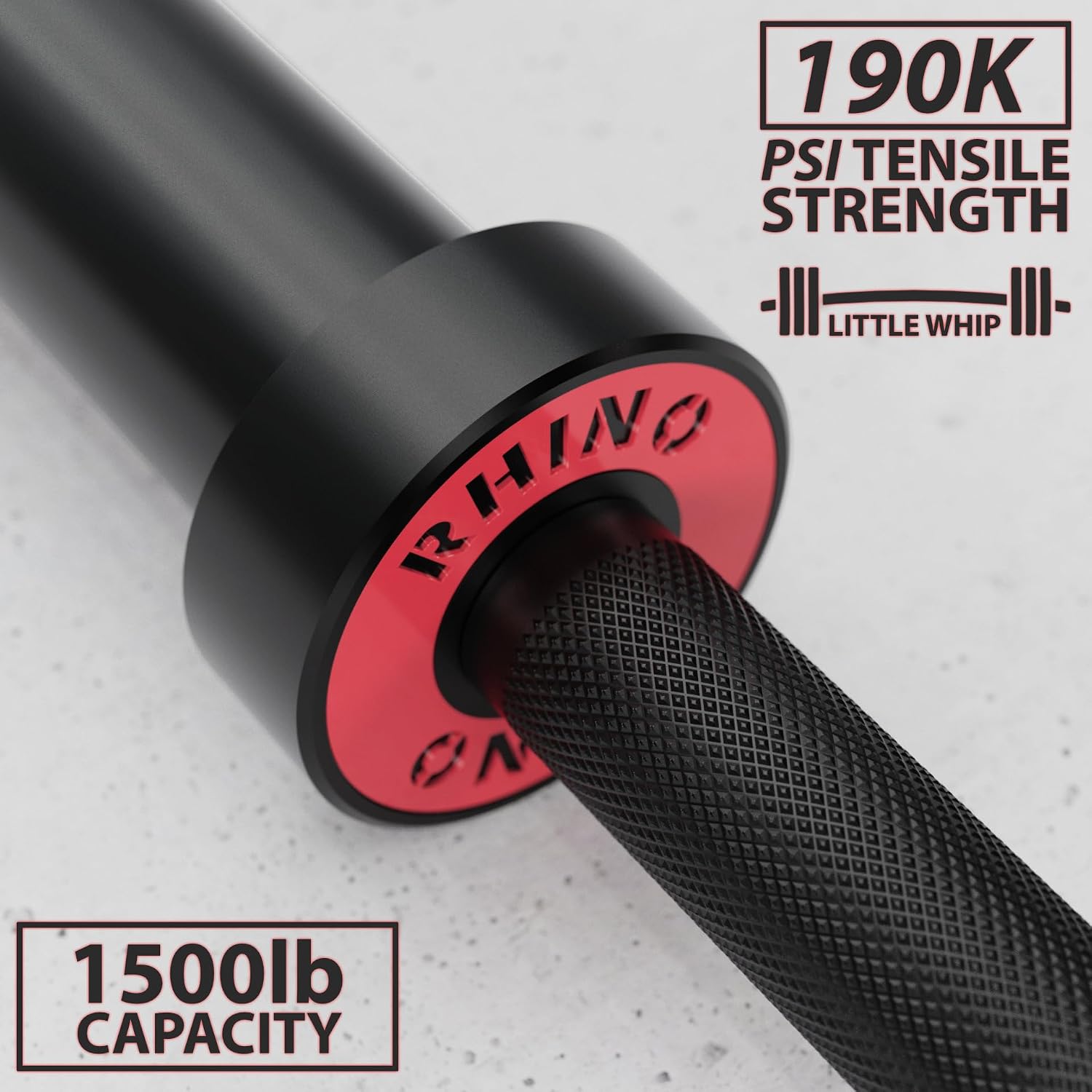Synergee 45 lb Rhino Power Bar – Cerakote Finish 1500 lb Rated