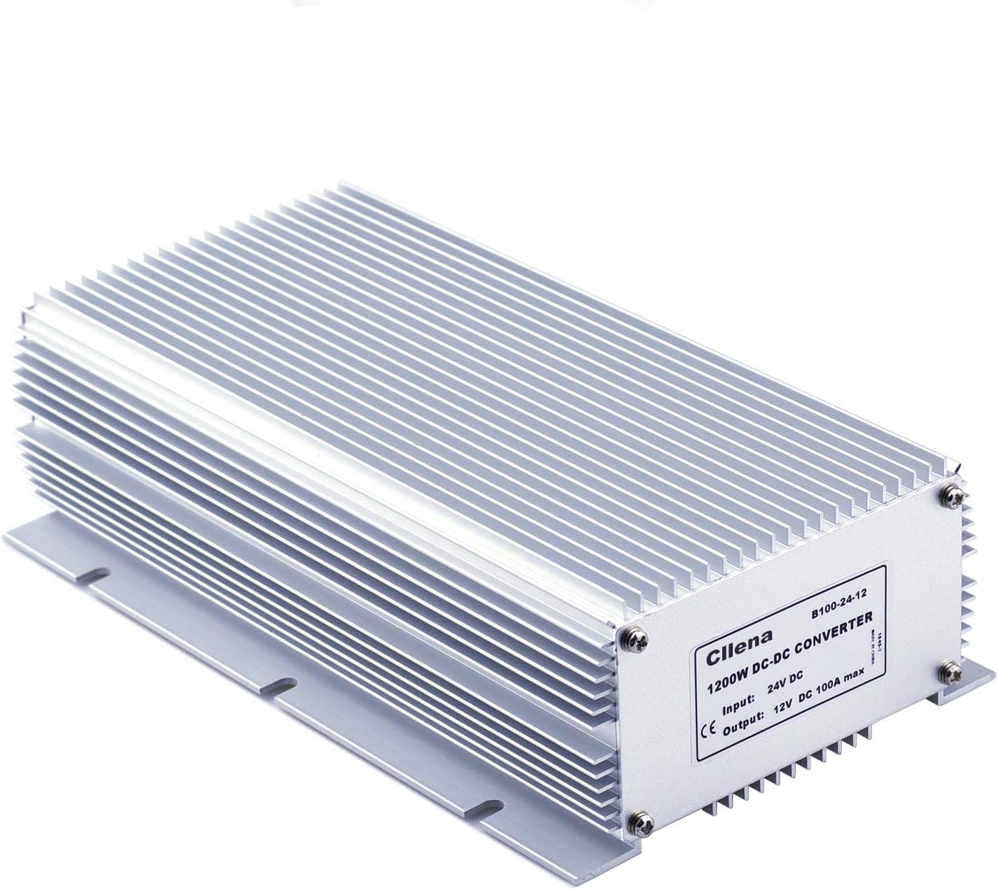 DC 24V to 12V 40A 480W Buck Transformer Waterproof Step-Down Voltage Converter Regulator