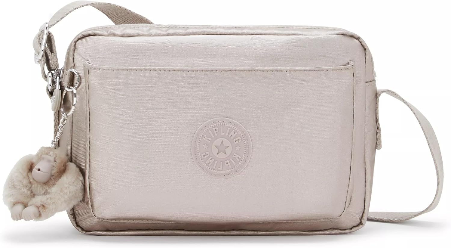 Kipling Women’s Abanu Medium Crossbody Bag, Lightweight, Adjustable Nylon Waist Pack with Multi-Compartment Zip Pockets
