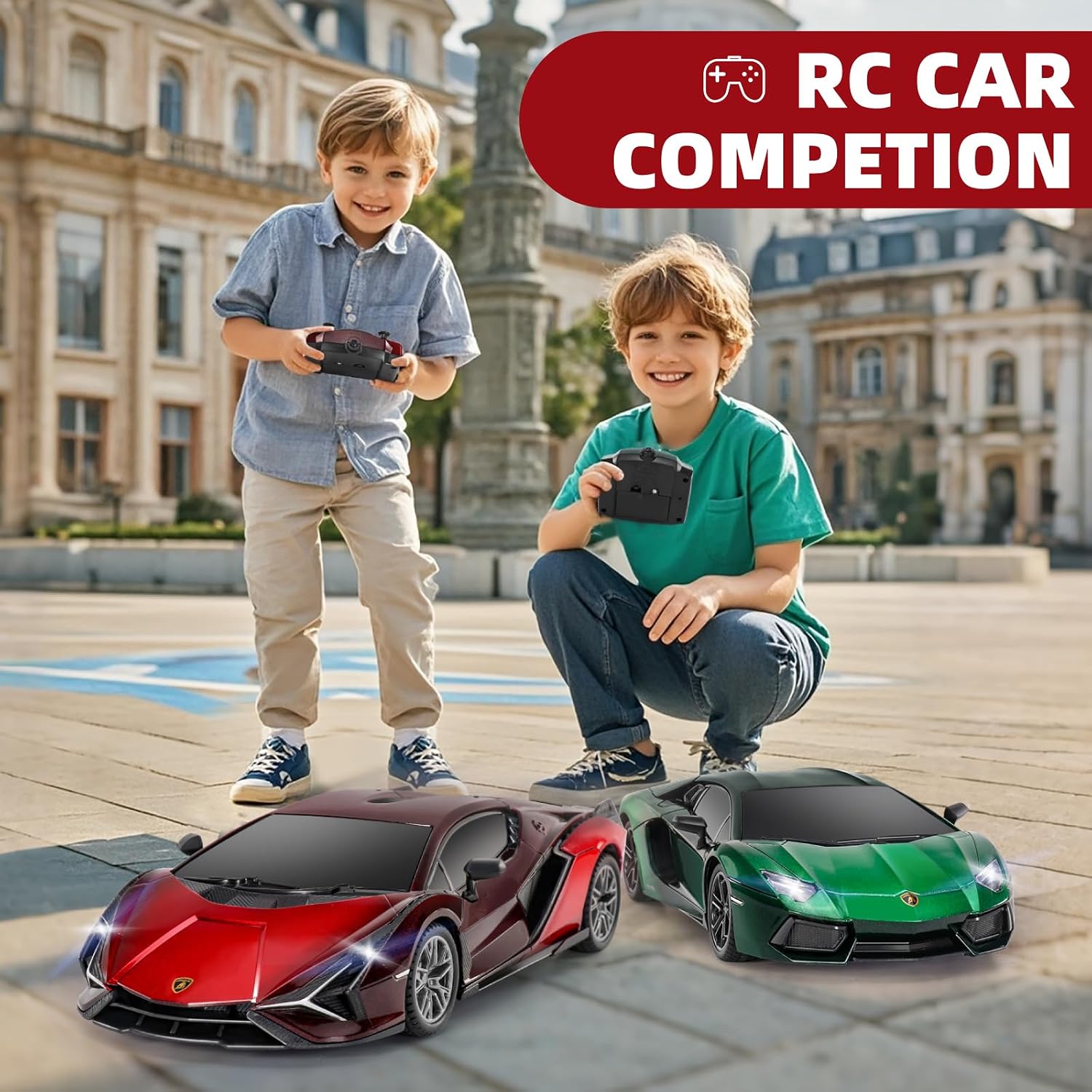 MIEBELY Licensed Bugatti Divo 1:24 Model RC Race Car for Kids Adults | Officially licensed;2.4GHz control; LED headlights;3.7V battery;sturdy ABS;indoor/outdoor play;gift for boys & collectors