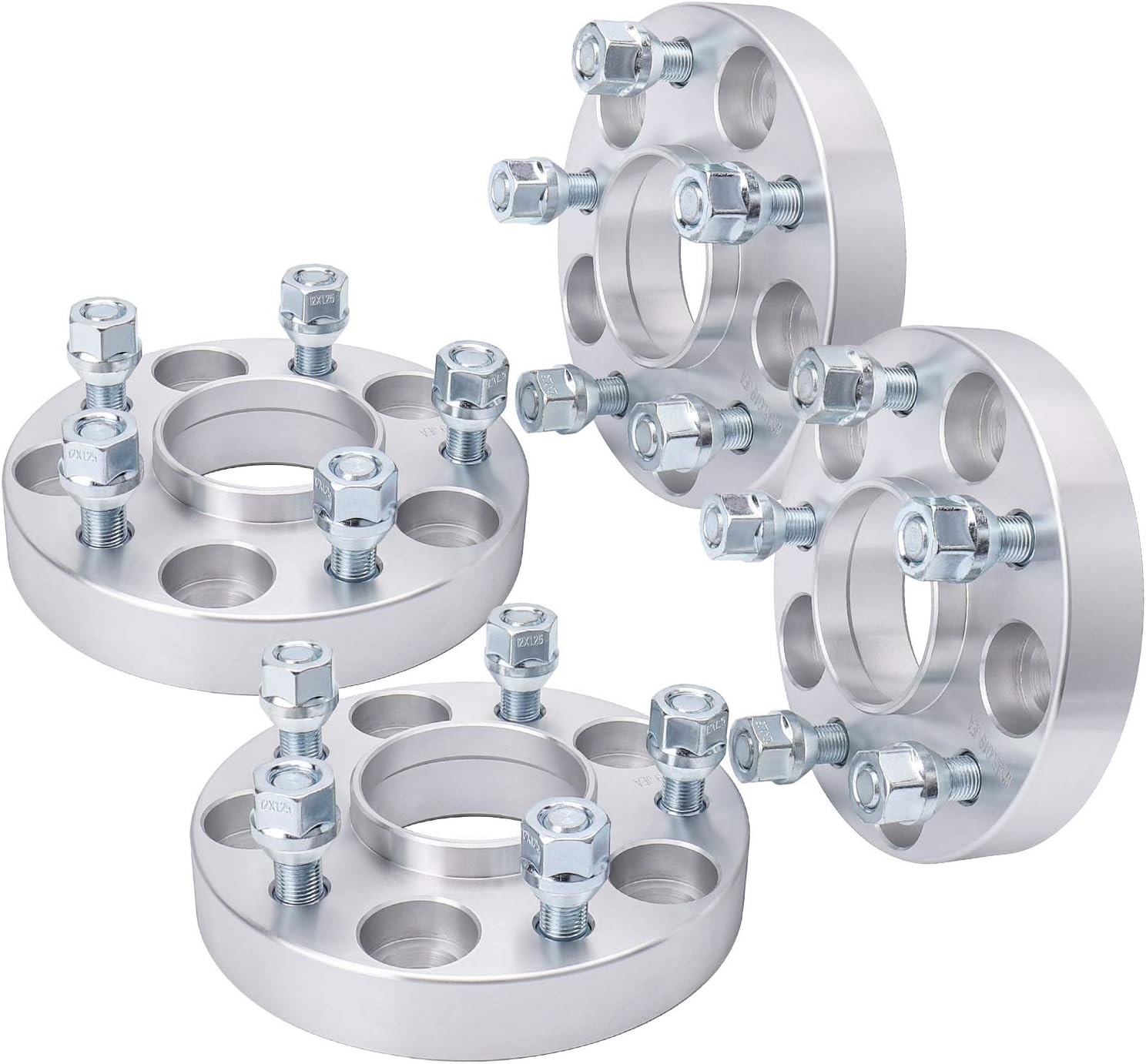 IRONTEK 5x114.3mm Wheel Spacers Fit Nissan Infiniti (M12x1.25, 66.1 Hub Bore) for Nissan 370Z, 350Z, 300ZX, Maxima, Sentra, for Infiniti FX35, FX45