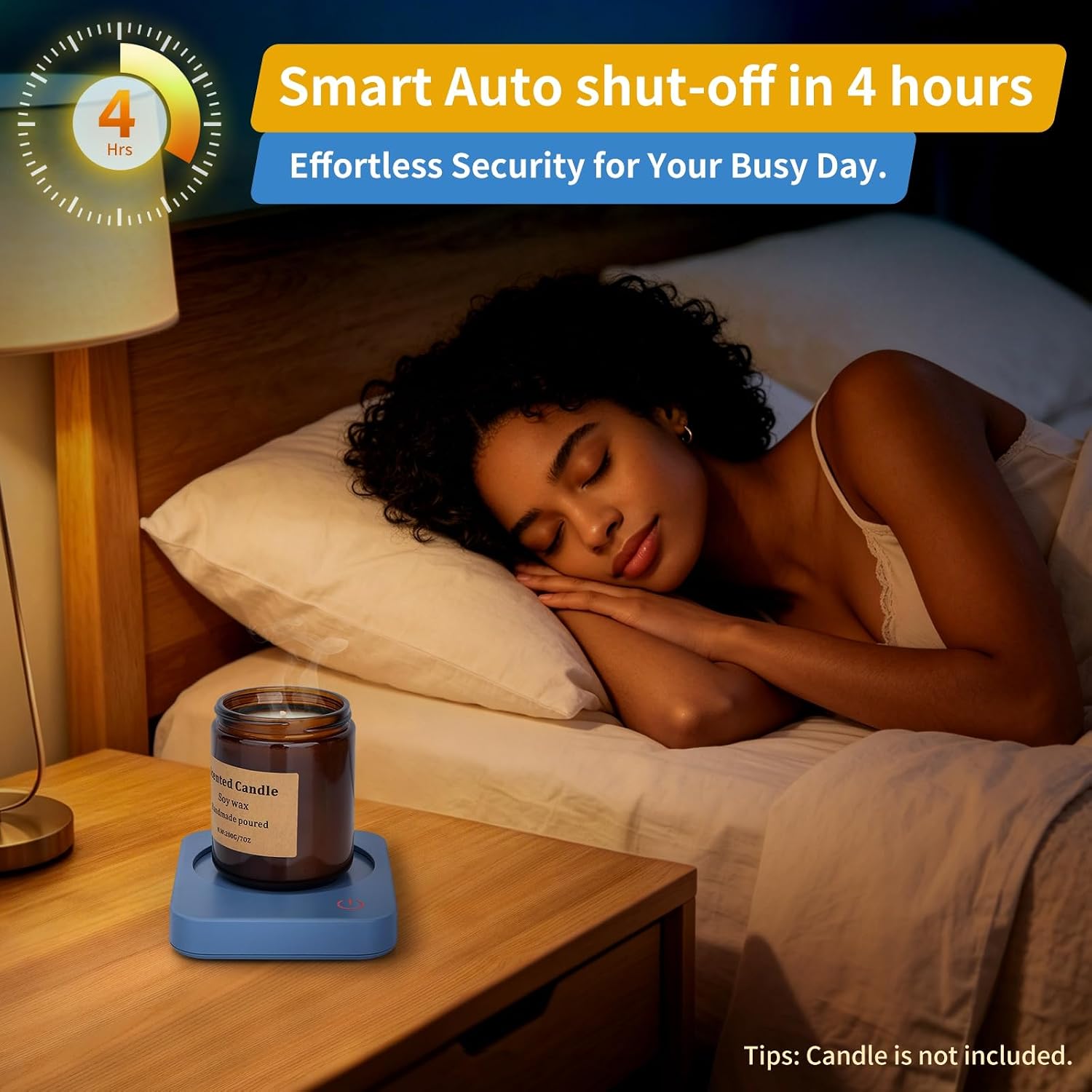 VOBAGA Coffee Mug Warmer for Desk with Auto Shut Off & 3-Temp Settings, Coffee Cup Warmer with Smart Safety Alert Home Office Accessory