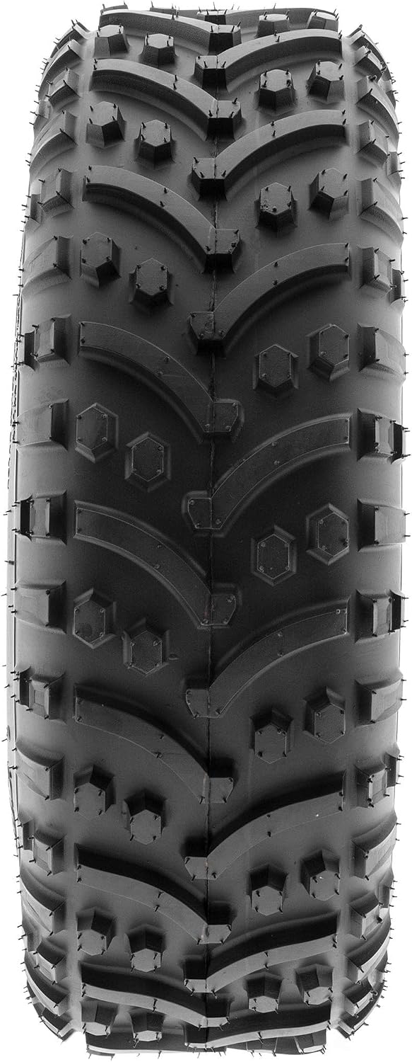 SunF ATV Tires 25x8-12 25x10-12 Knobby 6 PR A032 - BUNDLE