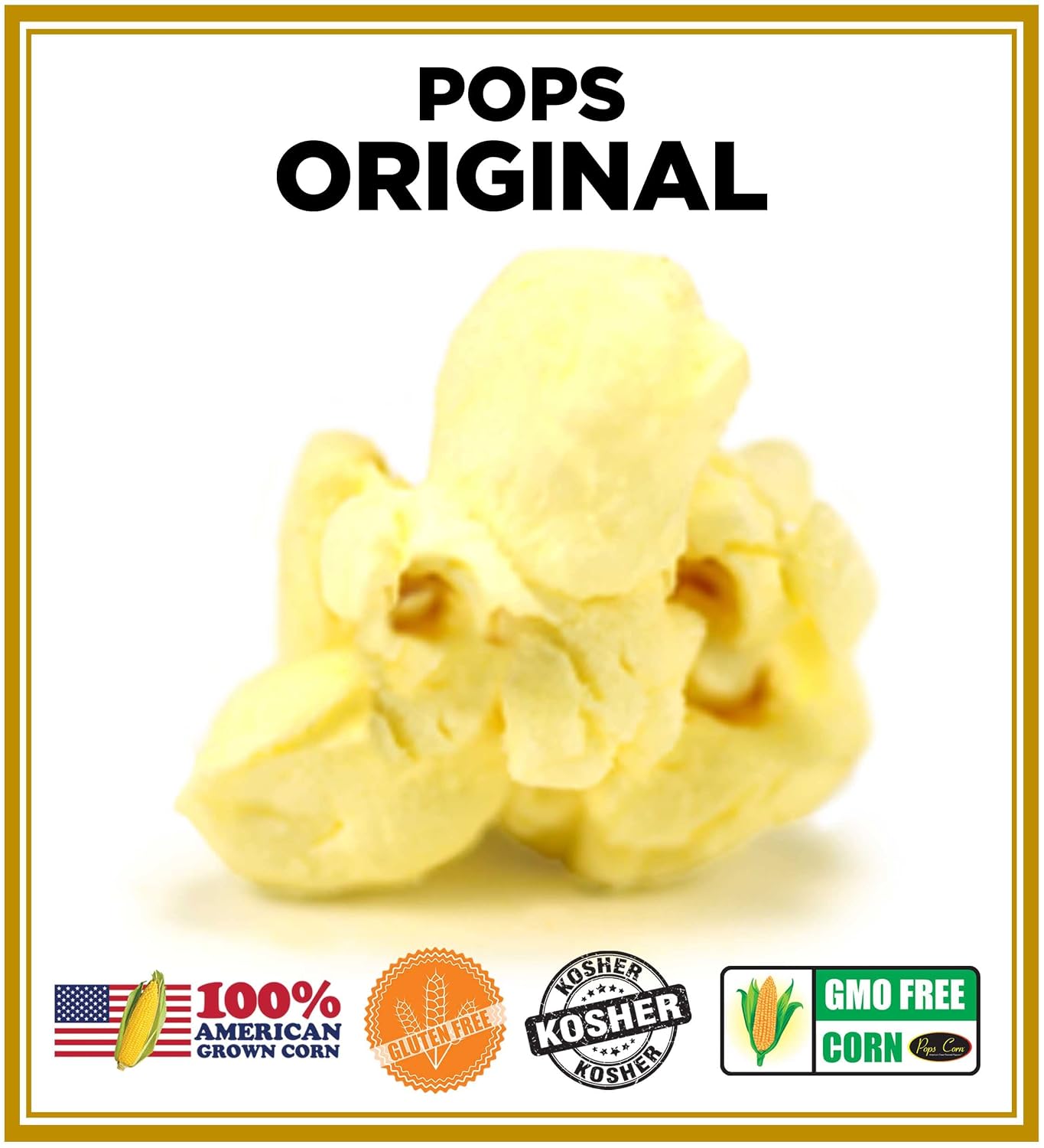 Fresh Gourmet Popcorn Bulk Bag – 5.6 lbs (90 oz / 300 Cups) Movie Theater Style Butter Flavor, XL Party & Event Popcorn for Buffets, Bars