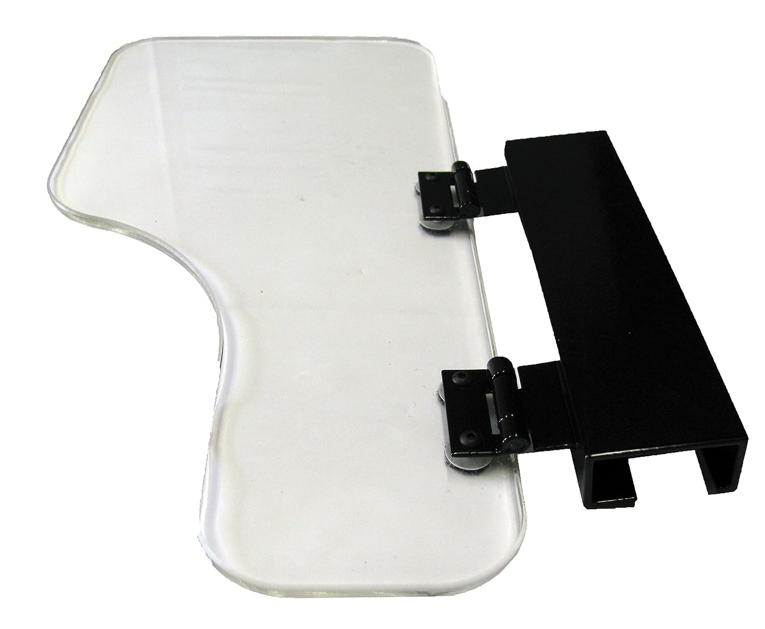 The Aftermarket Group - TAGAC010036 Wheelchair Half Lap Tray, Clear Acrylic, Flip-Up Hardware, Right, TAG010036