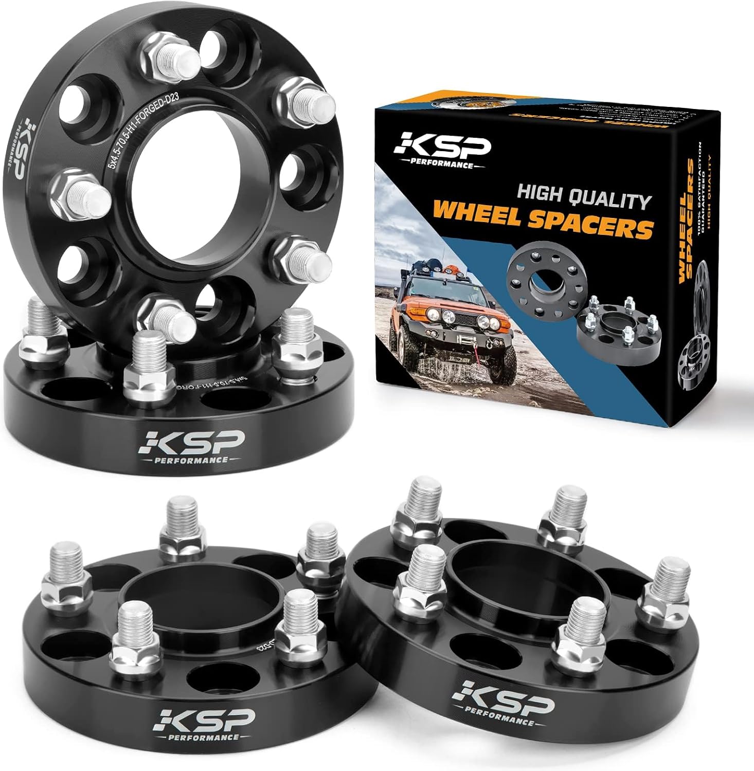 KSP 5X4.5 25mm Wheel Spacers for Mustang GT500 GT350