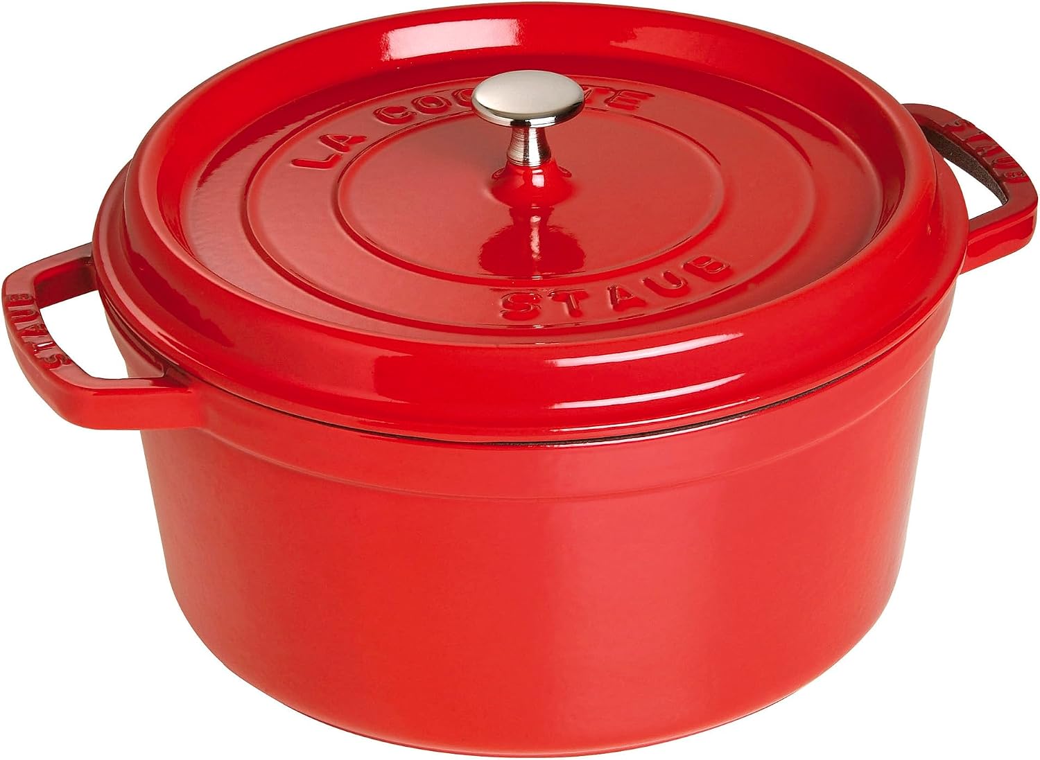 Staub Round Cocotte - 5.5Qt - Grenadine