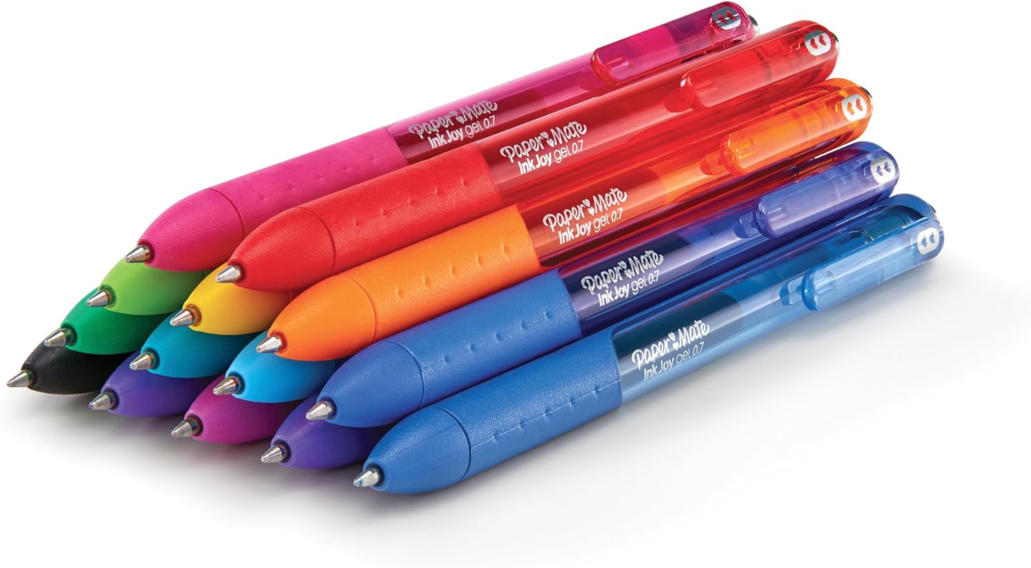 Paper Mate InkJoy Gel Pens, Assorted, Medium Point (0.7mm), 14 Count - Smooth Writing, Back to School, Teacher Supplies, Journaling, Note-Taking, Doodling