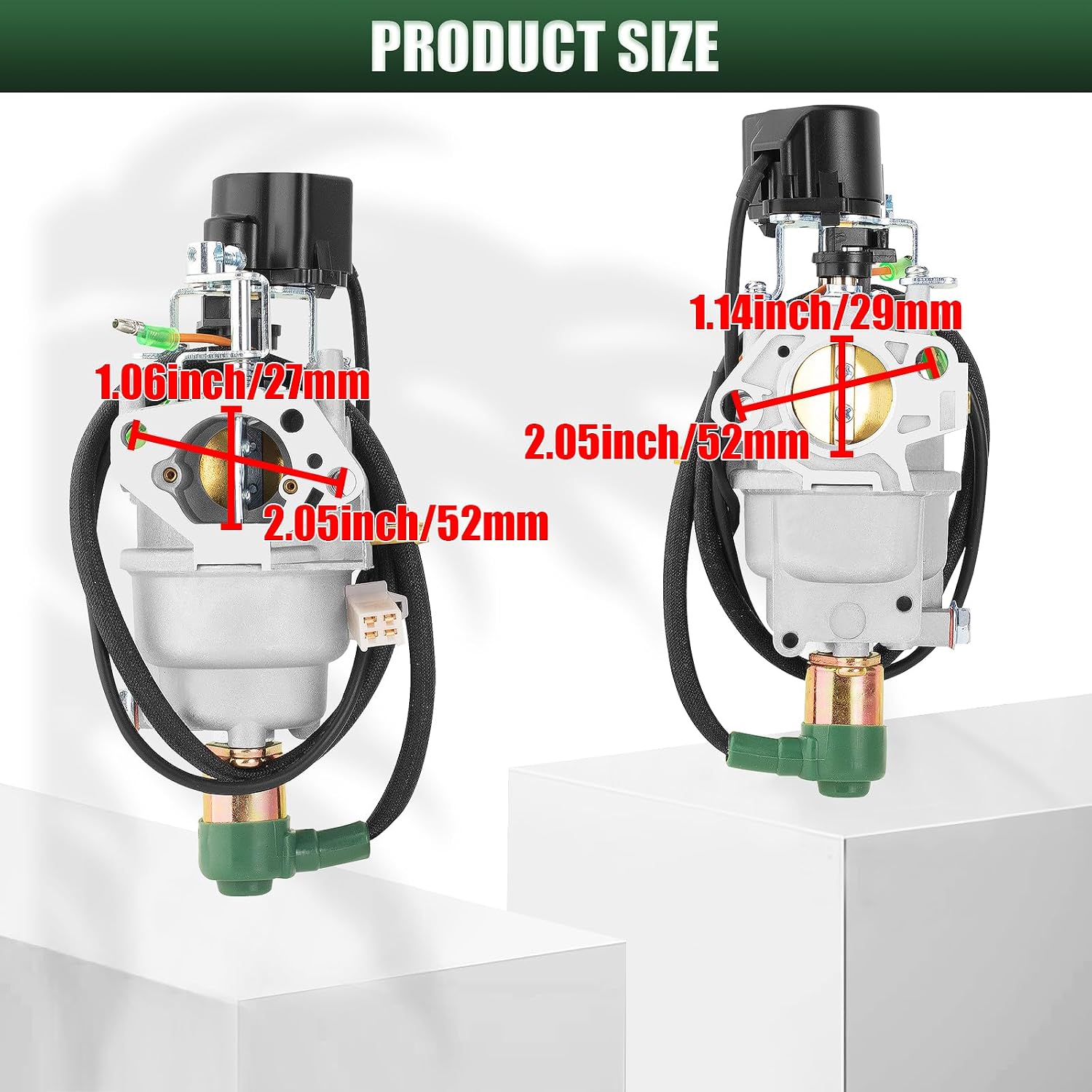 Carburetor Compatible with Harbor Freight Predator 9500 watt 459cc Quiet Inverter Generator 57080 59188