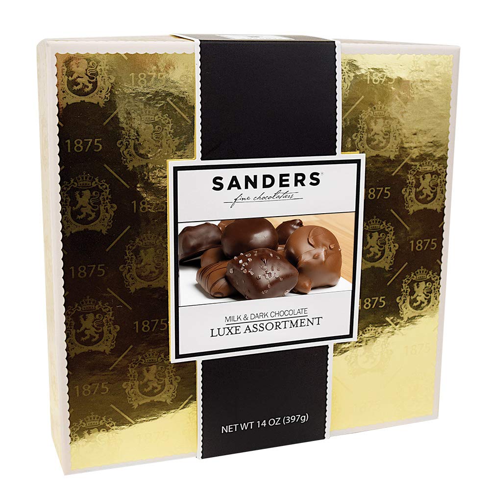 Sanders Dark Chocolate Sea Salt Caramels - 36 ounces (2.25 pounds)