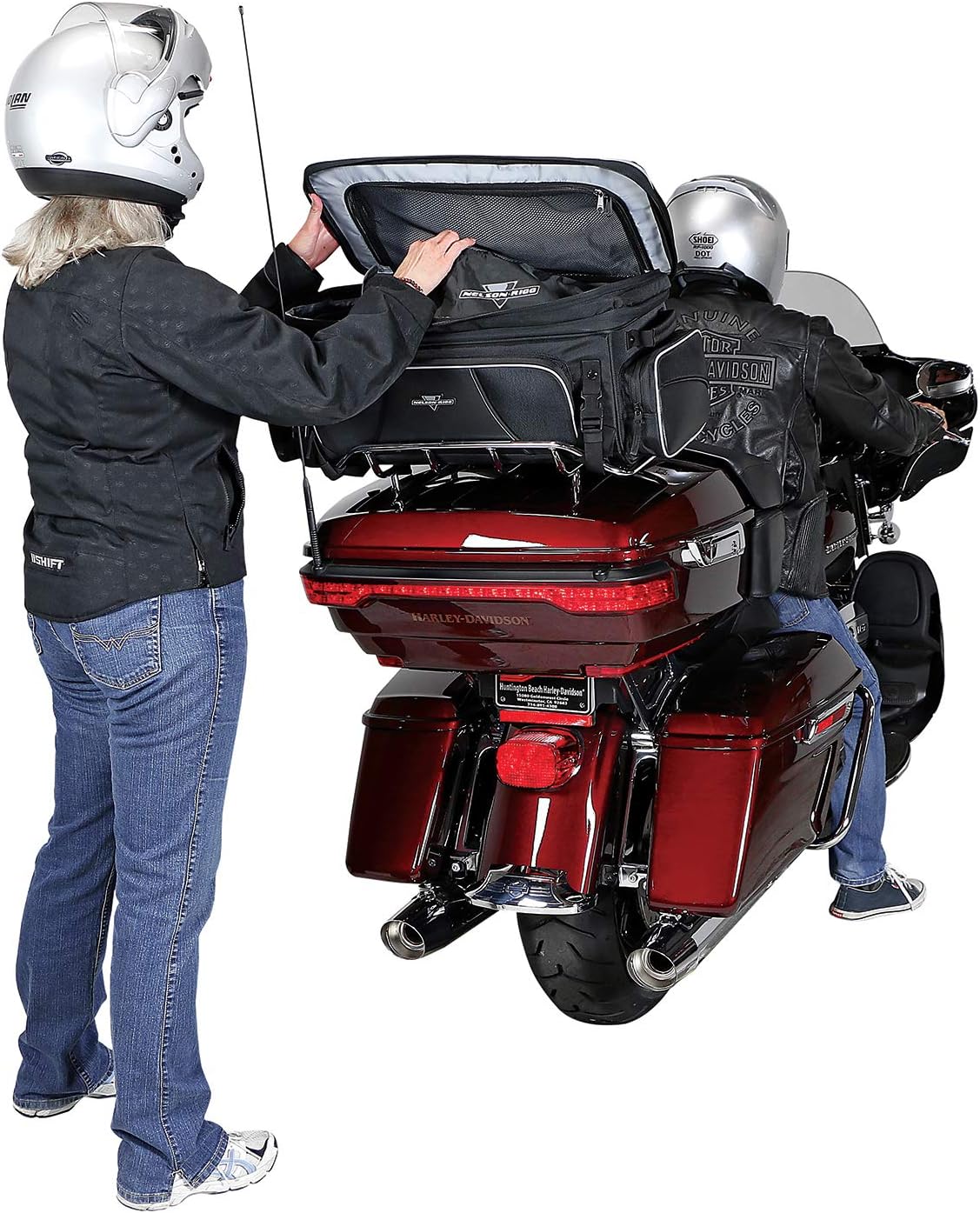 Nelson Rigg NR-300 Route 1 Traveler Tour Trunk Bag, Black Harley Davidson Ultra, Indian Roadmaster, Honda Gold Wing