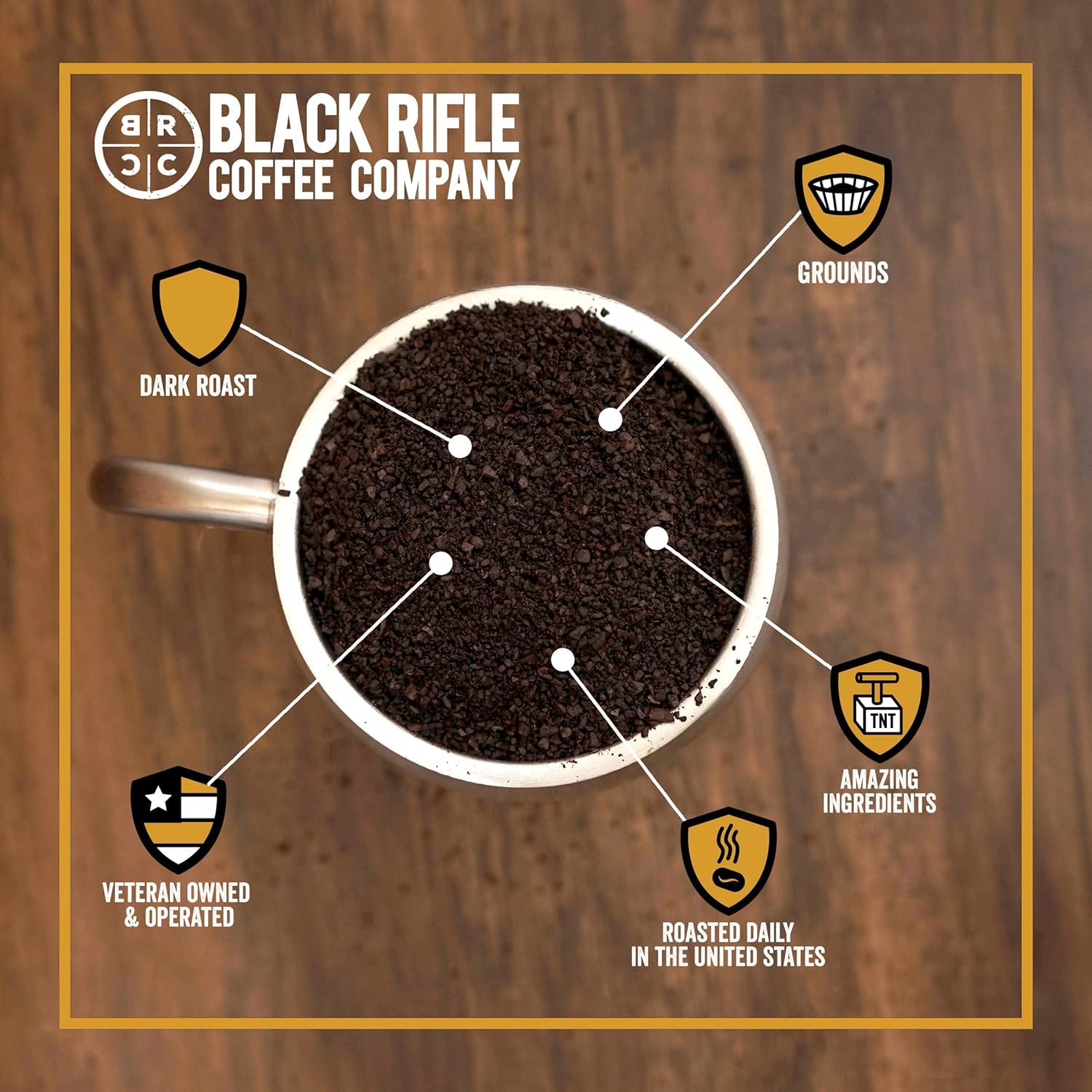 Black Rifle Coffee Dark Roast K Cup Coffee Beyond Black 32 Count