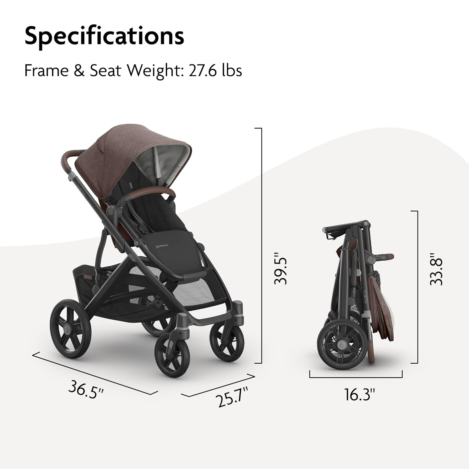 UPPAbaby Vista V3 Convertible Single-to-Double Stroller - Jake