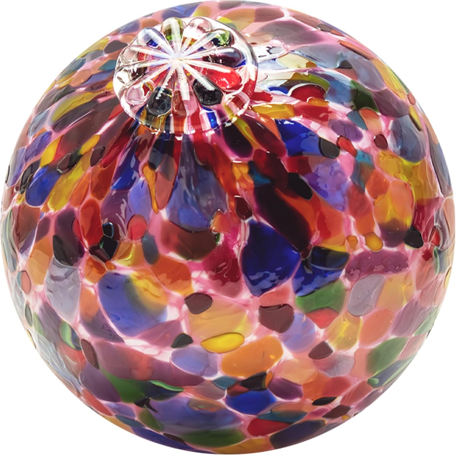 Totally Blown Glassworks Pond Float. Handmade Blown Glass, Garden Gazing Ball, Table Centerpiece